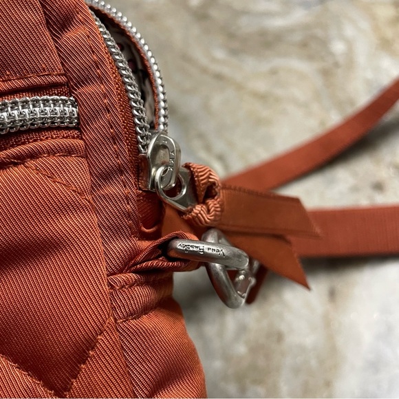 Performance Twill Black RFID Small Convertible Crossbody Bag Burnt Orange - Picture 7 of 8